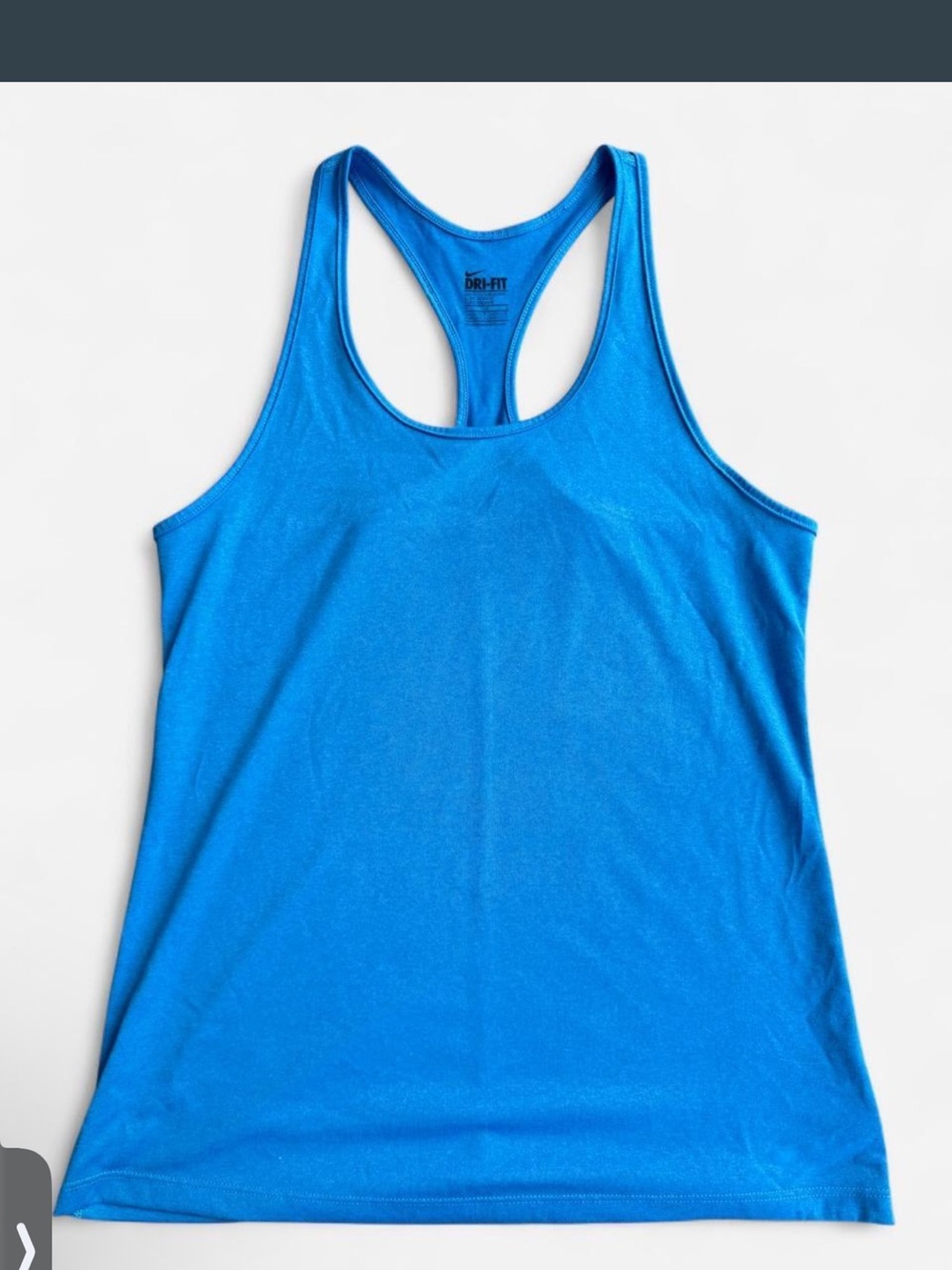 Nike Dri-FIT Racerback Tank Top – Bright Blue Women's Athletic Size M